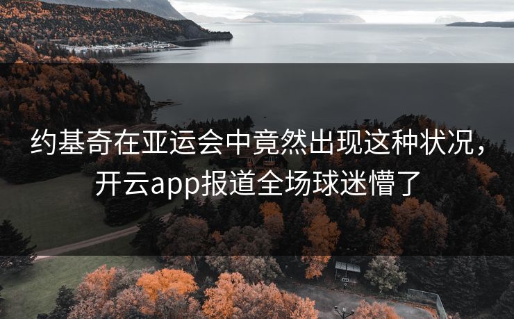 约基奇在亚运会中竟然出现这种状况，开云app报道全场球迷懵了